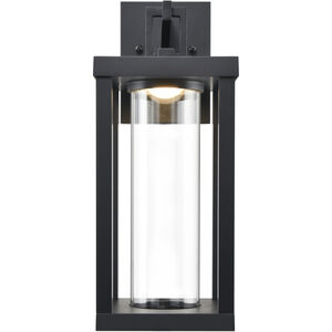 Dumont LED 16 inch Powder Coated Black Outdoor Wall Sconce